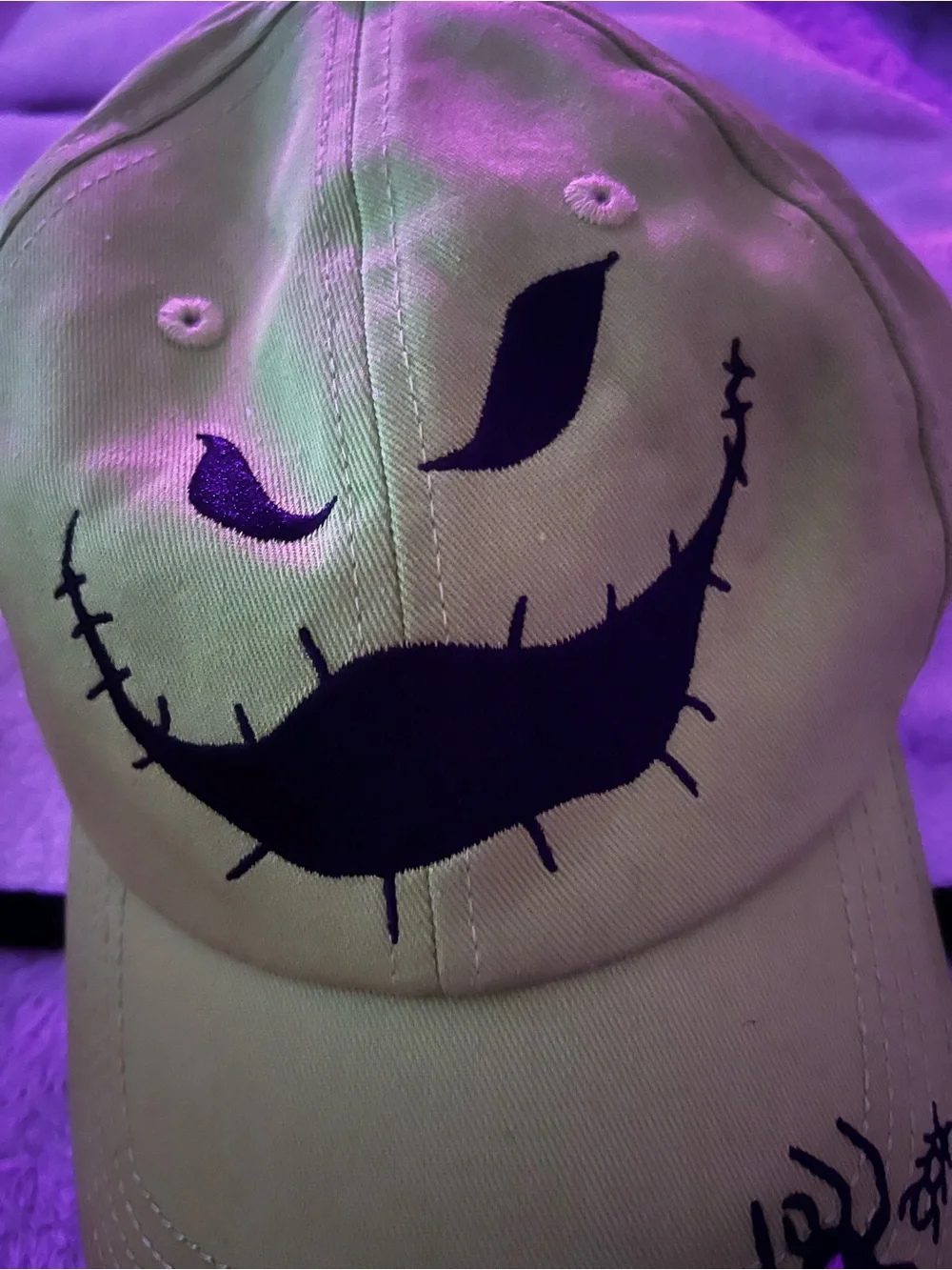 HALLOWEEN SPECIAL: Neon Green “NBC” Disney official hat NWOT